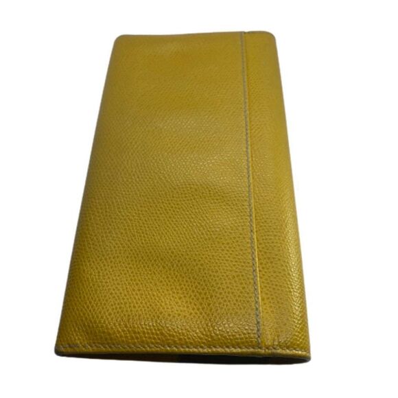 Authentic Loewe Yellow Leather Long Designer Wallet / Clutch - Picture 3 of 10